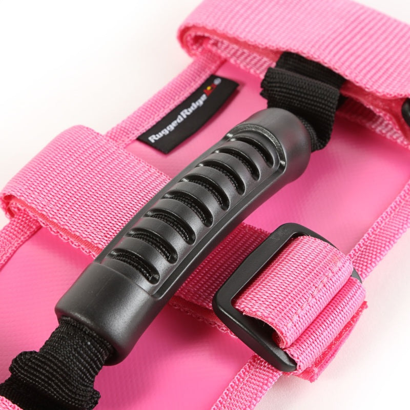 Rugged Ridge Ultimate Grab Handles Pink 55-20 CJ/Jeep Wrangler /JT Rugged Ridge Ultimate Grab Handles Pink 55-20 CJ/Jeep Wrangler /JT