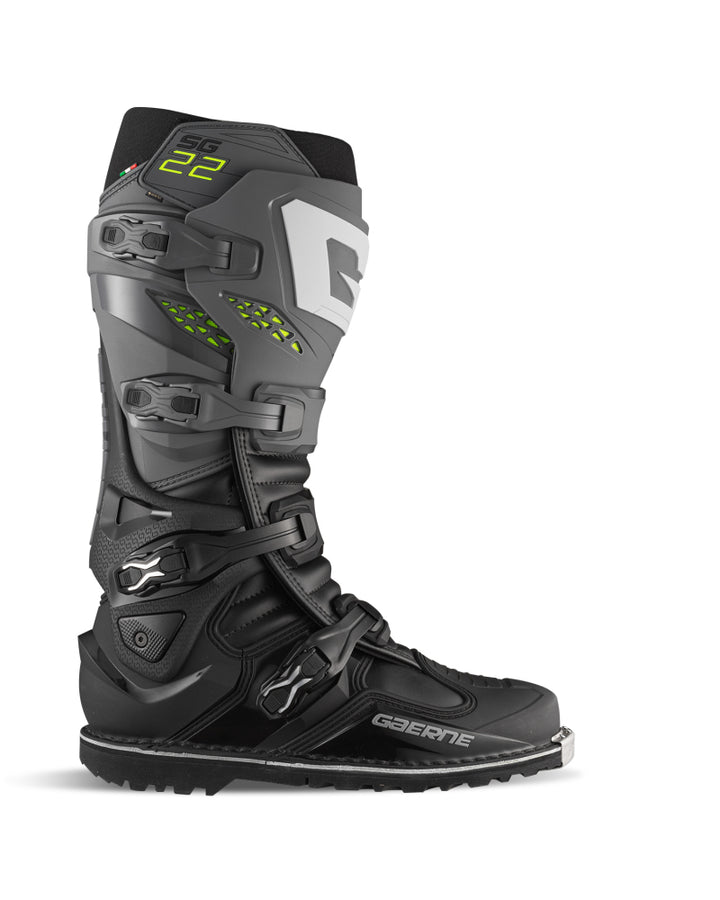 Gaerne SG22 Enduro Gore Tex Boot Anthracite Black Size - 9 Gaerne SG22 Enduro Gore Tex Boot Anthracite Black Size - 9
