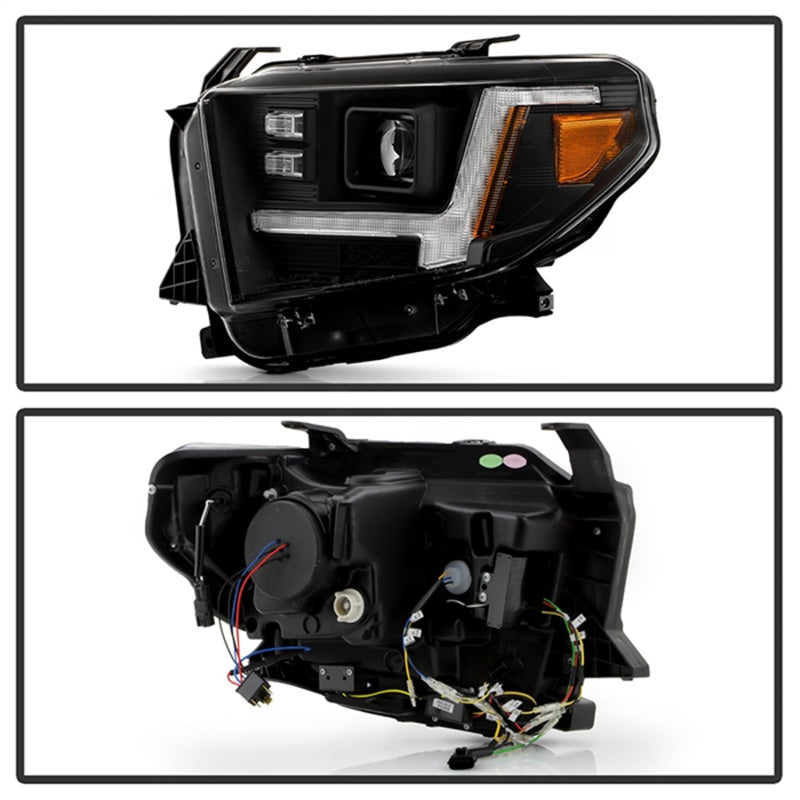 Spyder Signature 14-21 Toyota Tundra SR/SR5 Projector Headlights - Black (PRO-YD-TTU14V2SI-SBSEQ-BK) Spyder Signature 14-21 Toyota Tundra SR/SR5 Projector Headlights - Black (PRO-YD-TTU14V2SI-SBSEQ-BK)
