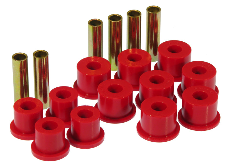 Prothane 88-98 GM 2/4wd Rear Spring & Shackle Bushings - Red Prothane 88-98 GM 2/4wd Rear Spring & Shackle Bushings - Red