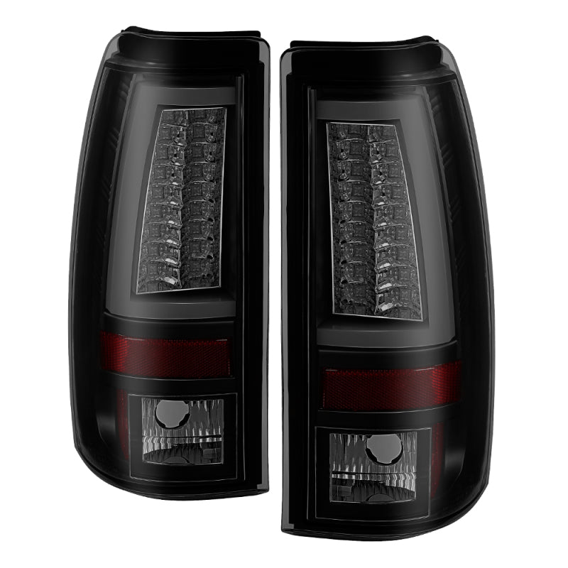 Spyder 03-06  Chevy Silverado (Does Not Fit Stepside) Version 2 LED Tail Lights - Black Smoke Spyder 03-06  Chevy Silverado (Does Not Fit Stepside) Version 2 LED Tail Lights - Black Smoke
