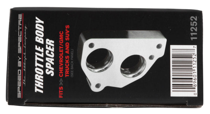 Spectre 86-95 GM 4.3L/5.0L/5.7L Throttle Body Injection Spacer Spectre 86-95 GM 4.3L/5.0L/5.7L Throttle Body Injection Spacer