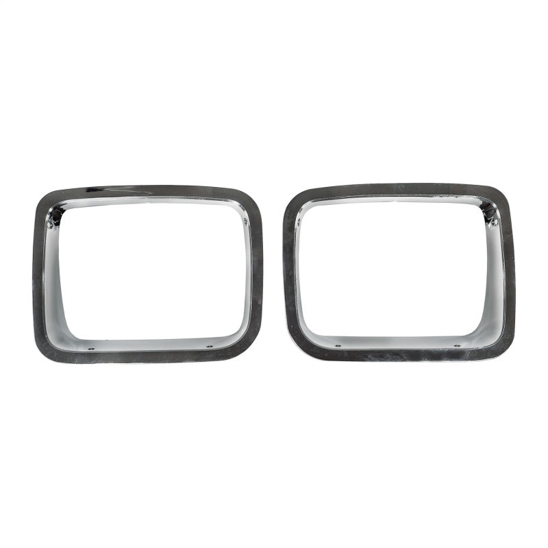 Omix Headlight Bezel Chrome 87-95 Jeep Wrangler YJ Omix Headlight Bezel Chrome 87-95 Jeep Wrangler YJ