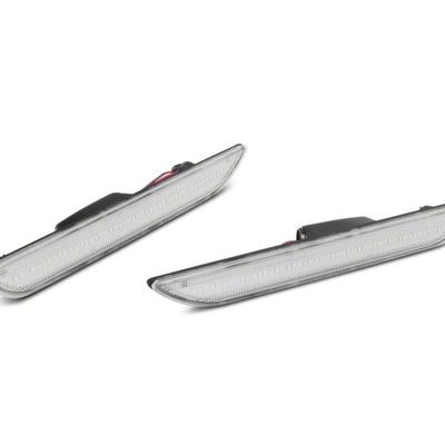 Raxiom 15-23 Ford Mustang Axial Series LED Side Marker Lights Rear- Clear