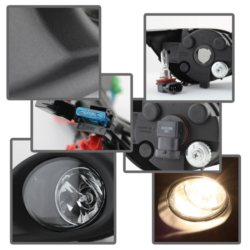 Spyder Nissan Altima 2013-2015 4dr. OEM Fog Lights w/Switch Clear FL-NA13-C Spyder Nissan Altima 2013-2015 4dr. OEM Fog Lights w/Switch Clear FL-NA13-C