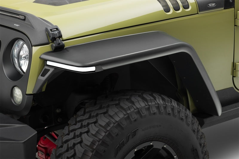 Rugged Ridge 07-18 Jeep Wrangler JK 2-Door+4-Door Unlimited Max Terrain Fender Flare Front+Rear Set Rugged Ridge 07-18 Jeep Wrangler JK 2-Door+4-Door Unlimited Max Terrain Fender Flare Front+Rear Set
