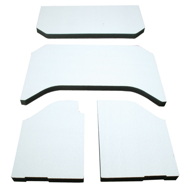 DEI 07-10 Jeep Wrangler JK 4-Door Boom Mat Headliner - 4 Piece - White DEI 07-10 Jeep Wrangler JK 4-Door Boom Mat Headliner - 4 Piece - White