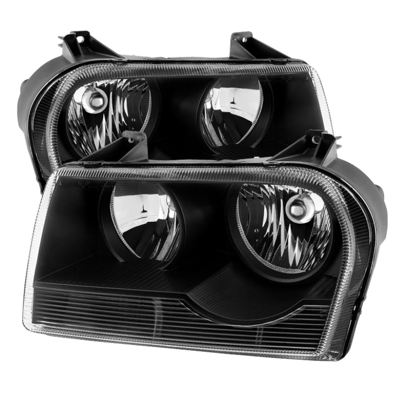 xTune Chrysler 300 05-08 Halogen Non-Projection Style Only Crystal Headlights Black HD-JH-C305-HA-BK xTune Chrysler 300 05-08 Halogen Non-Projection Style Only Crystal Headlights Black HD-JH-C305-HA-BK