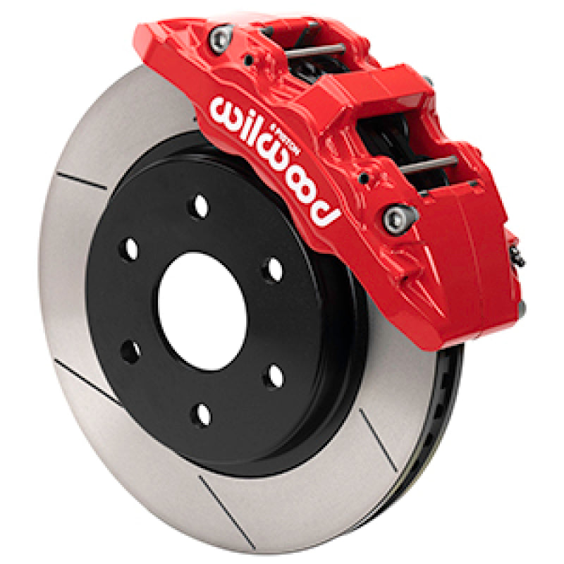 Wilwood 2021 Ford F-150 Raptor Aero6-DM Front Brake Kit - Slotted - Red Wilwood 2021 Ford F-150 Raptor Aero6-DM Front Brake Kit - Slotted - Red
