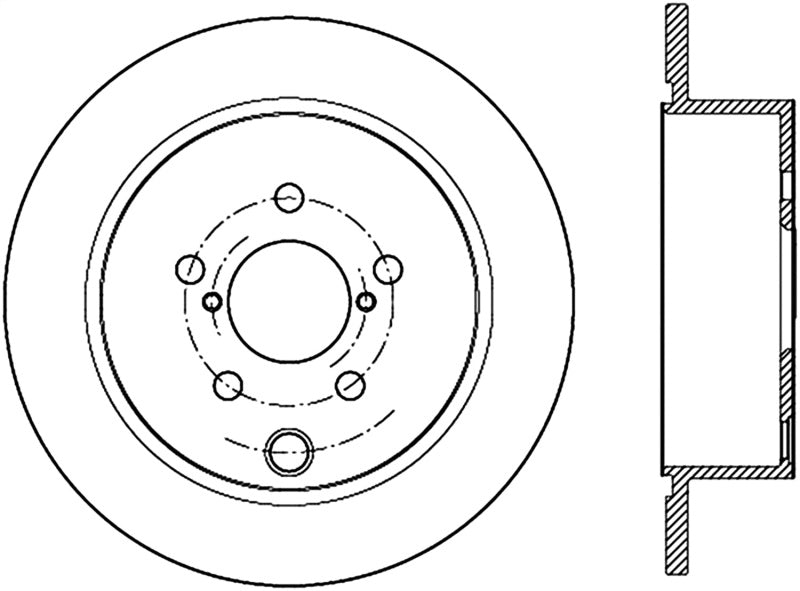 Stoptech 12-16 Subaru Impreza Premium Rear CRYO-STOP Rotor Stoptech 12-16 Subaru Impreza Premium Rear CRYO-STOP Rotor