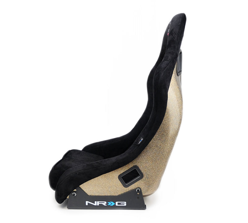 NRG FRP Bucket Seat ULTRA Edition - Medium (Black Alcantara/Gold Glitter Back) NRG FRP Bucket Seat ULTRA Edition - Medium (Black Alcantara/Gold Glitter Back)