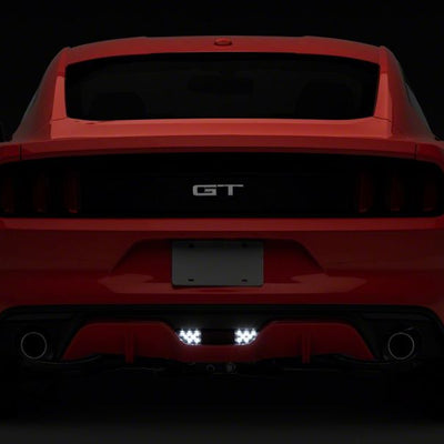 Raxiom 15-17 Ford Mustang Axial LED Reverse Light w/ Running Light Triple Flash Brake Light- Smoked