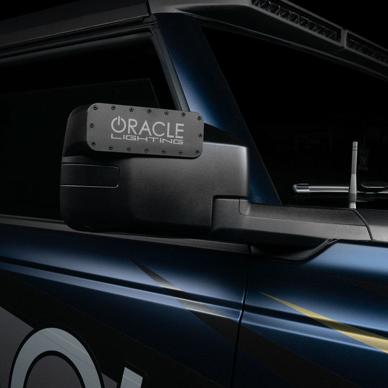 Oracle Magnetic Light bar Cover for LED Side Mirrors (Pair) SEE WARRANTY Oracle Magnetic Light bar Cover for LED Side Mirrors (Pair) SEE WARRANTY