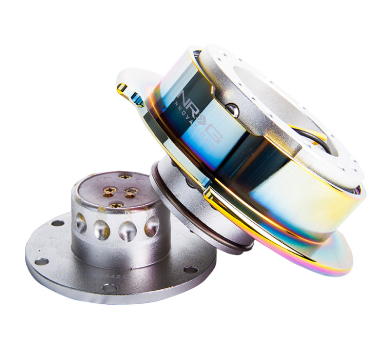 NRG Quick Release Gen 2.5 - Silver Body / Neochrome Ring NRG Quick Release Gen 2.5 - Silver Body / Neochrome Ring