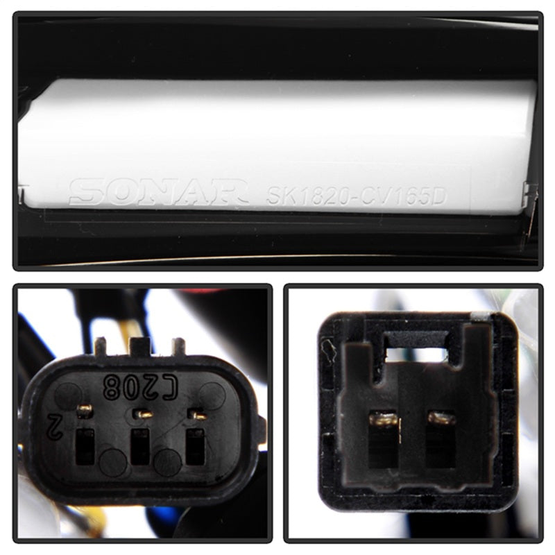 Spyder 16-19 Honda Civic 5 Door Hatchback Light Bar LED Tail Lights - Black Chrome(ALT-YD-HC16HB-BC) Spyder 16-19 Honda Civic 5 Door Hatchback Light Bar LED Tail Lights - Black Chrome(ALT-YD-HC16HB-BC)