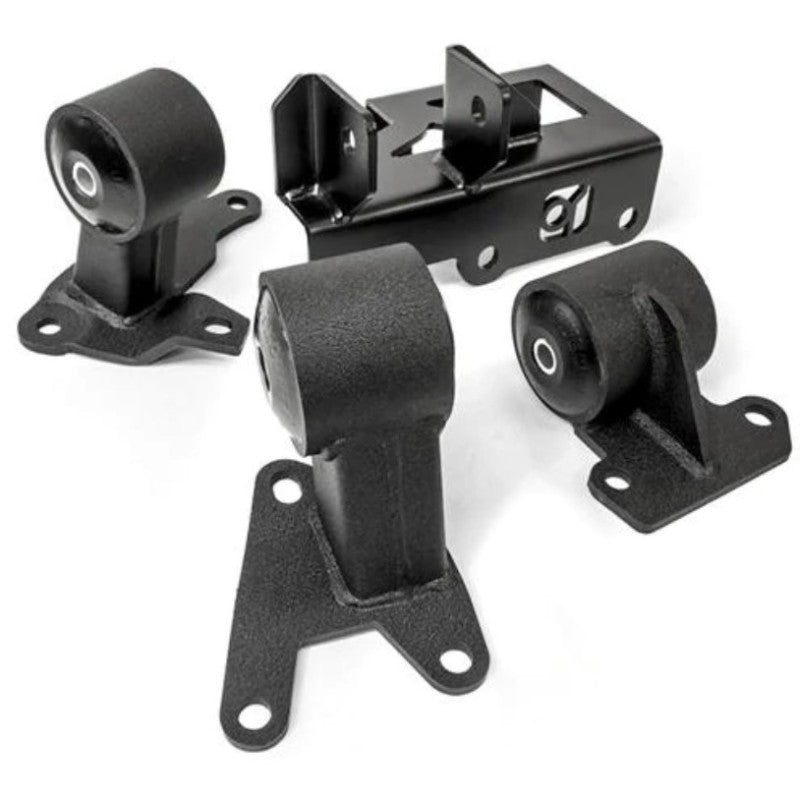 Innovative 94-01 Integra H-Series Black Steel Mounts 95A Bushings Innovative 94-01 Integra H-Series Black Steel Mounts 95A Bushings