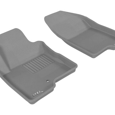 3D MAXpider 2007-2013 Jeep Compass Kagu 1st Row Floormat - Gray