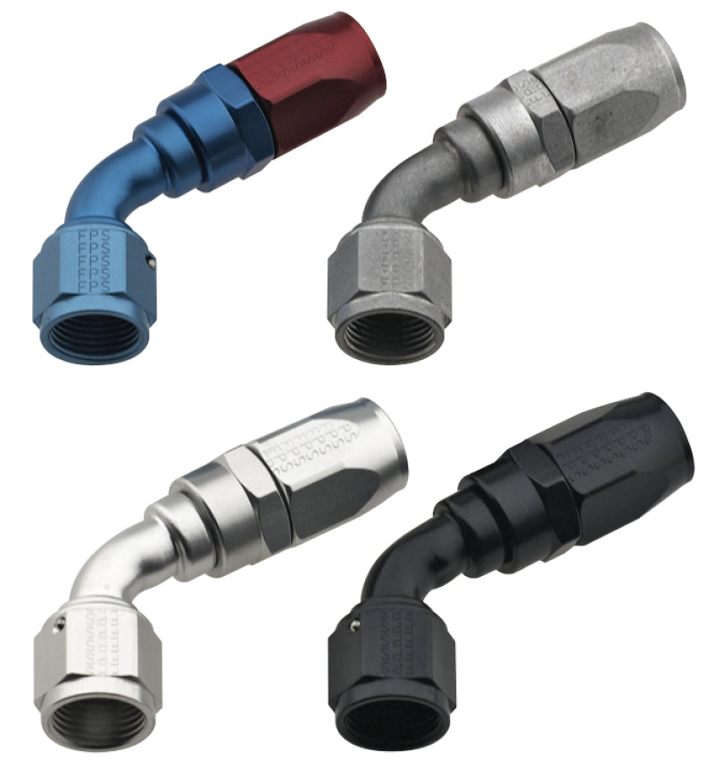 Fragola -6AN x 60 Degree Power Flow Hose End - Blue/Red Fragola -6AN x 60 Degree Power Flow Hose End - Blue/Red