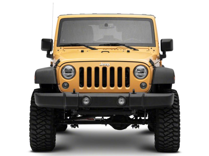 Raxiom 97-18 Jeep Wrangler TJ & JK Axial 7-In LED Headlights w/ DRL- Chrome Housing (Clear Lens) Raxiom 97-18 Jeep Wrangler TJ & JK Axial 7-In LED Headlights w/ DRL- Chrome Housing (Clear Lens)