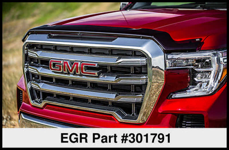 EGR 2019 GMC Sierra Superguard Hood Shield (301791) - Dark Smoke EGR 2019 GMC Sierra Superguard Hood Shield (301791) - Dark Smoke