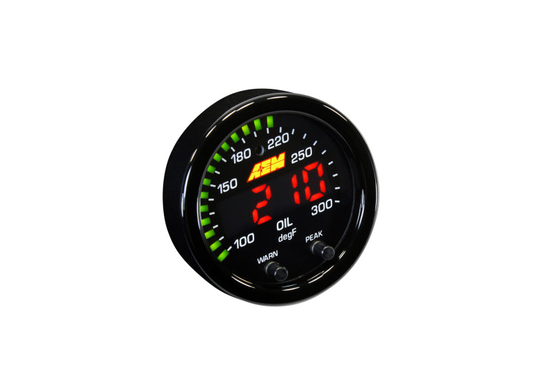 AEM X-Series Temperature 100-300F Gauge Kit (ONLY Black Bezel and Water Temp. Faceplate) AEM X-Series Temperature 100-300F Gauge Kit (ONLY Black Bezel and Water Temp. Faceplate)
