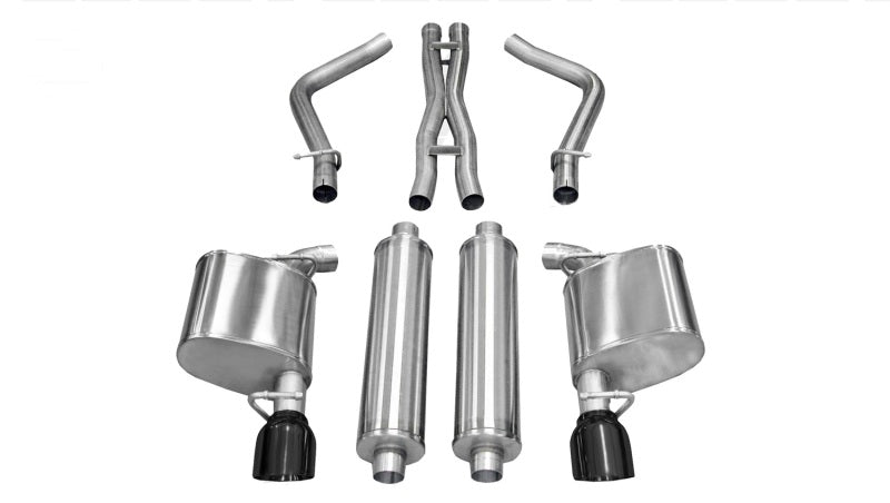 Corsa 2011-2014 Chrysler 300 R/T 5.7L V8 Black Xtreme Cat-Back Exhaust Corsa 2011-2014 Chrysler 300 R/T 5.7L V8 Black Xtreme Cat-Back Exhaust
