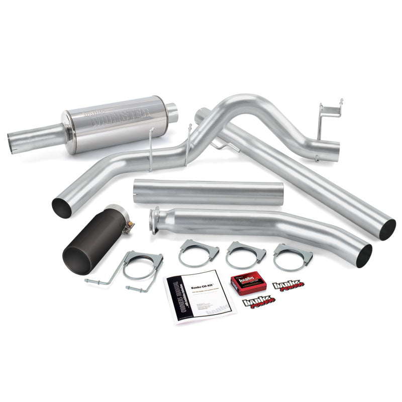 Banks Power 02 Dodge 5.9L Std Cab Git-Kit - SS Single Exhaust w/ Black Tip Banks Power 02 Dodge 5.9L Std Cab Git-Kit - SS Single Exhaust w/ Black Tip