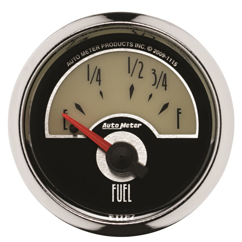 AutoMeter Gauge Fuel Level 2-1/16in. 73 Ohm(e) to 10 Ohm(f) Elec Cruiser AutoMeter Gauge Fuel Level 2-1/16in. 73 Ohm(e) to 10 Ohm(f) Elec Cruiser
