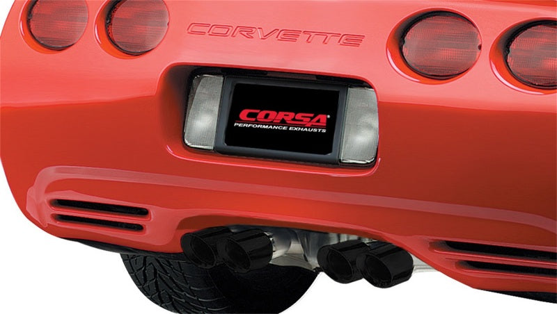 Corsa 1997-2004 Chevrolet Corvette C5 Z06 5.7L V8 Xtreme Axle-Back Exhaust w/ Black Tips Corsa 1997-2004 Chevrolet Corvette C5 Z06 5.7L V8 Xtreme Axle-Back Exhaust w/ Black Tips