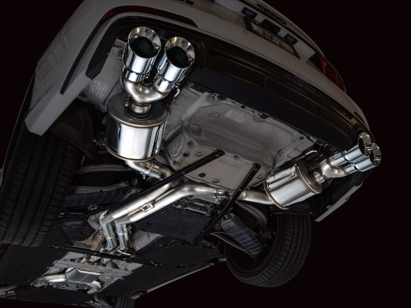 AWE Tuning 19-23 Audi C8 S6/S7 2.9T V6 AWD Touring Edition Exhaust - Chrome Silver Tips AWE Tuning 19-23 Audi C8 S6/S7 2.9T V6 AWD Touring Edition Exhaust - Chrome Silver Tips