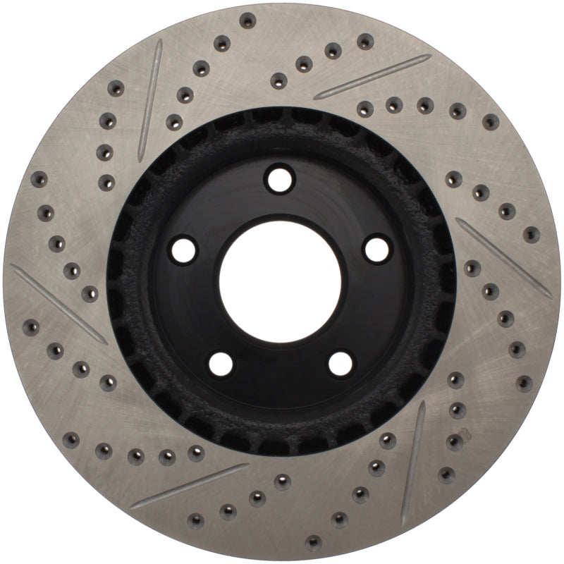StopTech 1/02-05 Infiniti G35 (alloy disc) / 6/02-05 Nissan 350Z Slotted & Drilled Left Front Rotor StopTech 1/02-05 Infiniti G35 (alloy disc) / 6/02-05 Nissan 350Z Slotted & Drilled Left Front Rotor