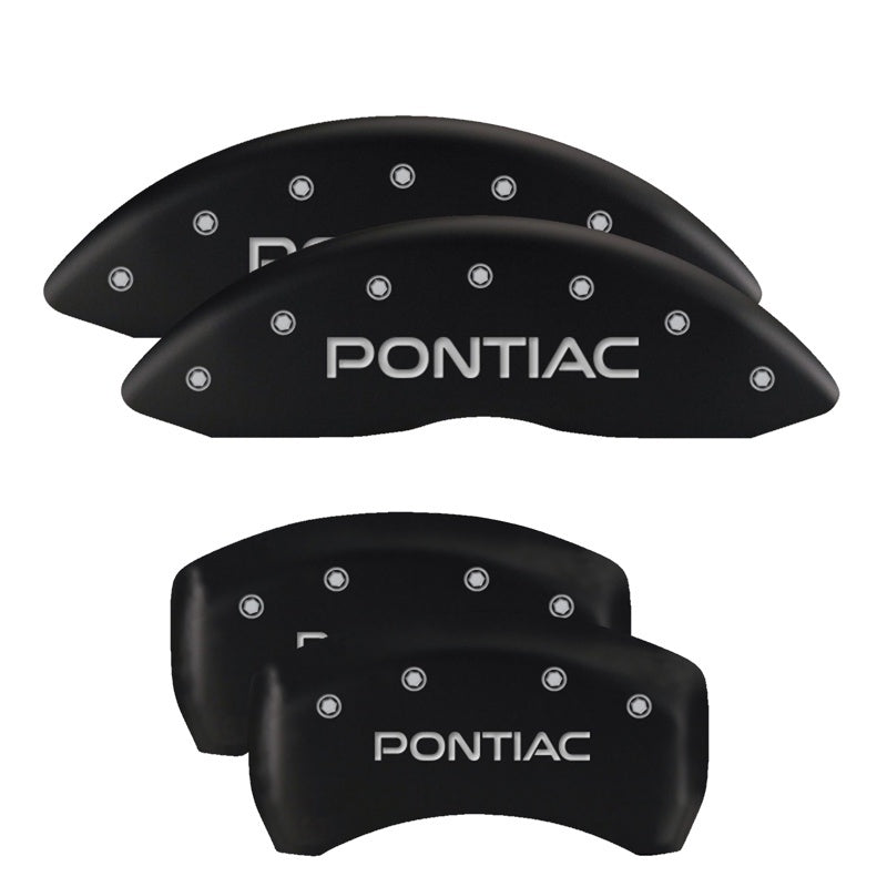 MGP 4 Caliper Covers Engraved Front & Rear Pontiac Black Finish Silver Char 2008 Pontiac G8 MGP 4 Caliper Covers Engraved Front & Rear Pontiac Black Finish Silver Char 2008 Pontiac G8