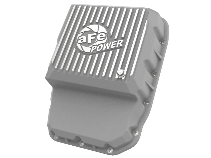 aFe Transmission Pan Raw w/ Machined Fins 13-19 Dodge Diesel Trucks L6-6.7L (td) aFe Transmission Pan Raw w/ Machined Fins 13-19 Dodge Diesel Trucks L6-6.7L (td)