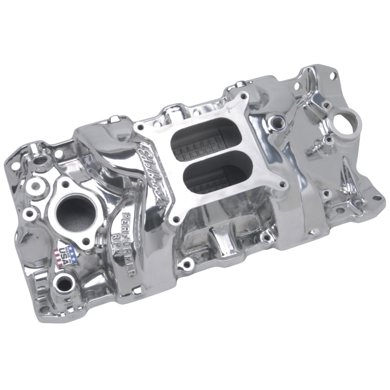 Edelbrock Perf RPM Manifold Polished Edelbrock Perf RPM Manifold Polished