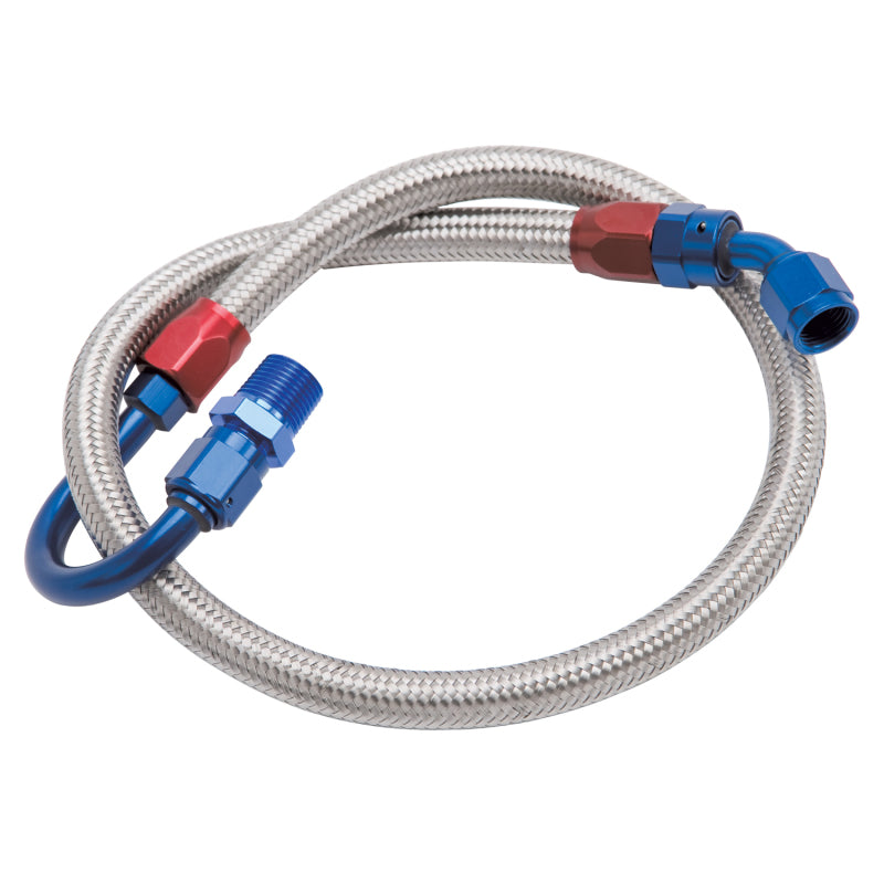 Edelbrock Fuel Line Braided Stainless for SBF ( Use w/ 8134 ) Edelbrock Fuel Line Braided Stainless for SBF ( Use w/ 8134 )
