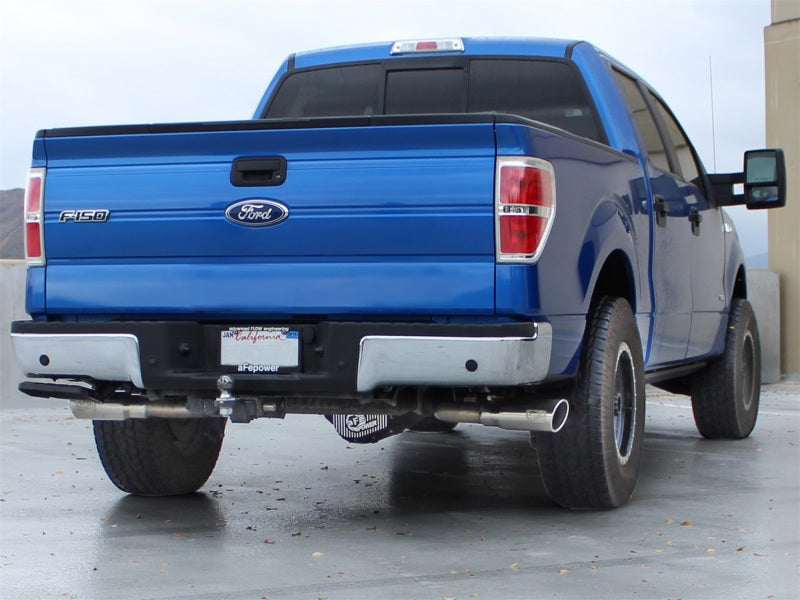 aFe MACHForce XP Exhausts 3inSS Dual Side Exit Cat-Back 11-14 Ford F150 Ecoboost V6-3.5L (TT) aFe MACHForce XP Exhausts 3inSS Dual Side Exit Cat-Back 11-14 Ford F150 Ecoboost V6-3.5L (TT)