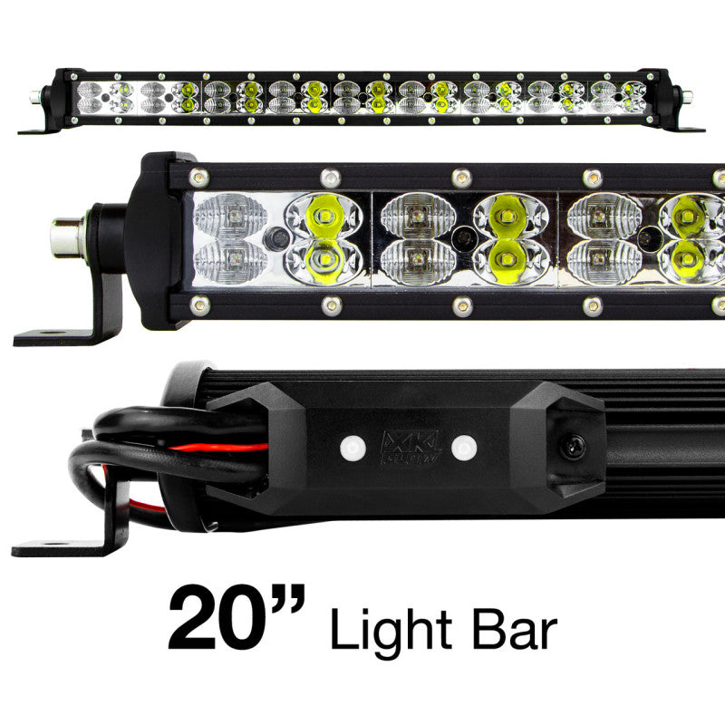 XK Glow RGBW Light Bar High Power Offroad Work/Hunting Light w/ Bluetooth Controller 20In XK Glow RGBW Light Bar High Power Offroad Work/Hunting Light w/ Bluetooth Controller 20In