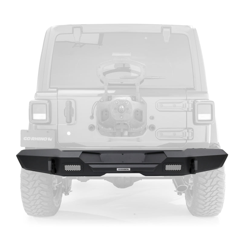 Go Rhino 18-20 Jeep Wrangler JL/JLU Trailline Rear Full Width Bumper Go Rhino 18-20 Jeep Wrangler JL/JLU Trailline Rear Full Width Bumper