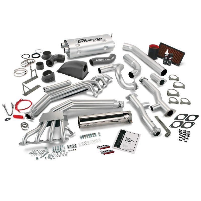 Banks Power 01-03 GM 8.1 Mh - W20/22 (R-Exit) PowerPack System Banks Power 01-03 GM 8.1 Mh - W20/22 (R-Exit) PowerPack System