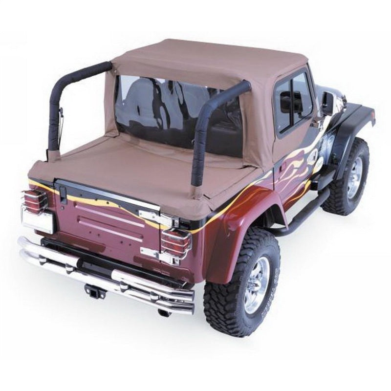 Rampage 1992-1995 Jeep Wrangler(YJ) Cab Soft Top And Tonneau Cover - Spice Denim Rampage 1992-1995 Jeep Wrangler(YJ) Cab Soft Top And Tonneau Cover - Spice Denim