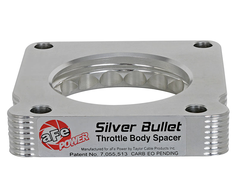 aFe 01-16 Nissan Patrol (Y61) L6-4.8L Silver Bullet Throttle Body Spacer aFe 01-16 Nissan Patrol (Y61) L6-4.8L Silver Bullet Throttle Body Spacer