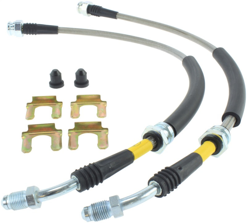 StopTech 07-09 Mazdaspeed3 / 04-07 Mazda 3 Stainless Steel Front Brake Lines StopTech 07-09 Mazdaspeed3 / 04-07 Mazda 3 Stainless Steel Front Brake Lines