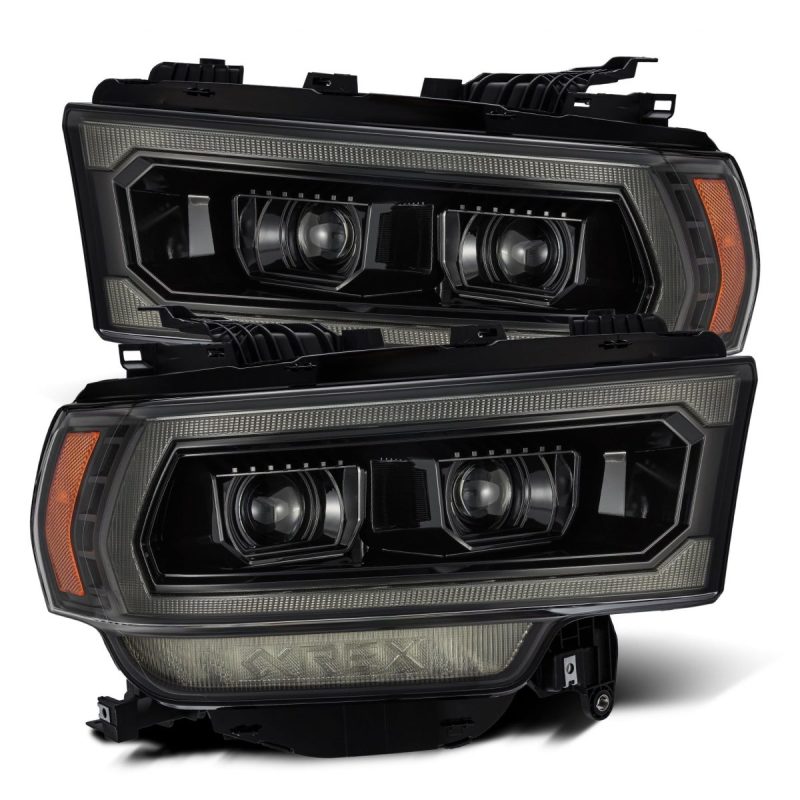 AlphaRex 19-21 Ram 2500 PRO-Series Projector Headlights Plank Style Alpha Black w/Activation Light AlphaRex 19-21 Ram 2500 PRO-Series Projector Headlights Plank Style Alpha Black w/Activation Light