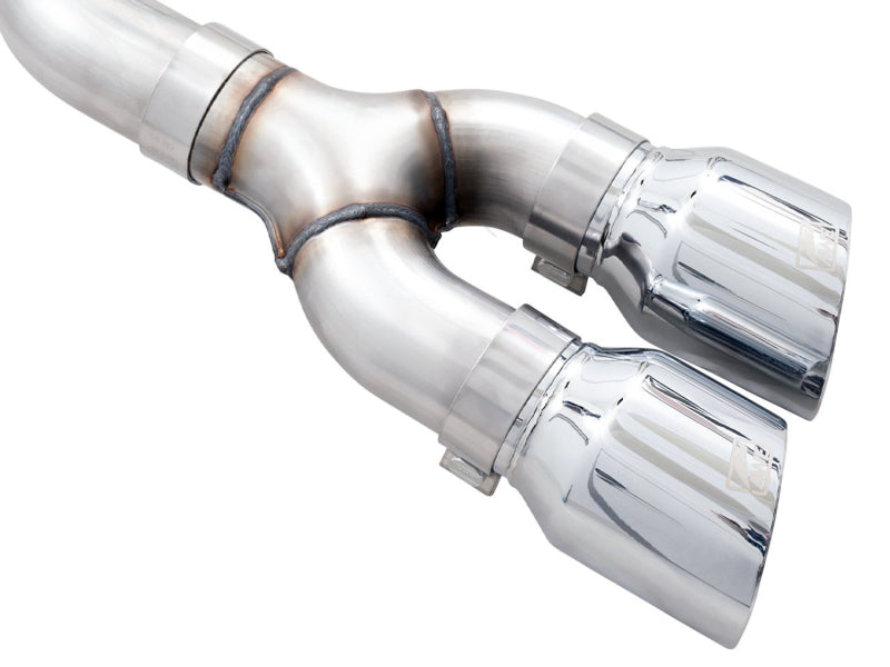 AWE 0FG 21+ Ford F150 Dual Side Exit Cat-Back Exhaust- 4.5in Chrome Silver Tips AWE 0FG 21+ Ford F150 Dual Side Exit Cat-Back Exhaust- 4.5in Chrome Silver Tips