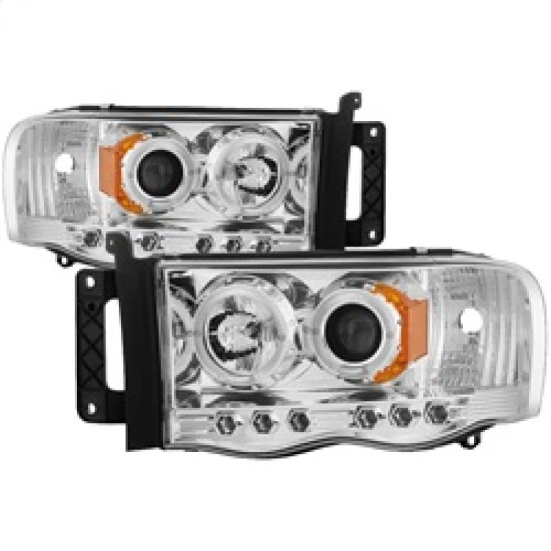 Spyder Dodge Ram 1500 02-05/Ram 2500 03-05 Projector Headlights LED Halo LED Chrm PRO-YD-DR02-HL-C Spyder Dodge Ram 1500 02-05/Ram 2500 03-05 Projector Headlights LED Halo LED Chrm PRO-YD-DR02-HL-C