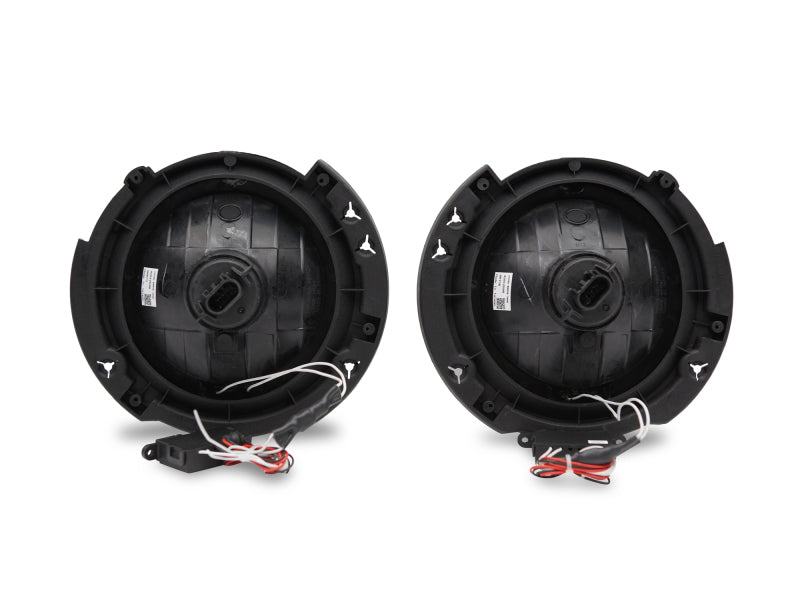 Raxiom 07-18 Jeep Wrangler JK LED Halo Headlights- Chrome Housing (Clear Lens) Raxiom 07-18 Jeep Wrangler JK LED Halo Headlights- Chrome Housing (Clear Lens)