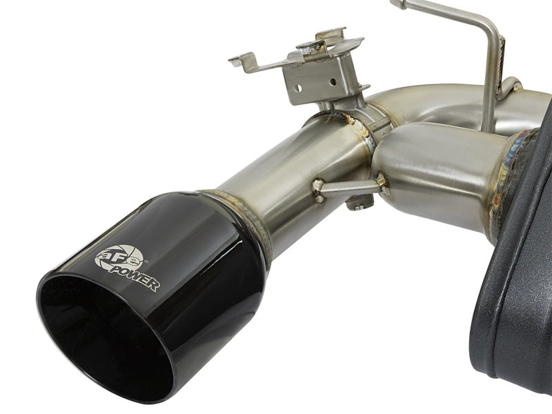 aFe MACHForce XP 16-17 BMW 340i/iX 440i/iX L6-3.0L (t) SS Axle-Back Exhaust w/Black Tip aFe MACHForce XP 16-17 BMW 340i/iX 440i/iX L6-3.0L (t) SS Axle-Back Exhaust w/Black Tip