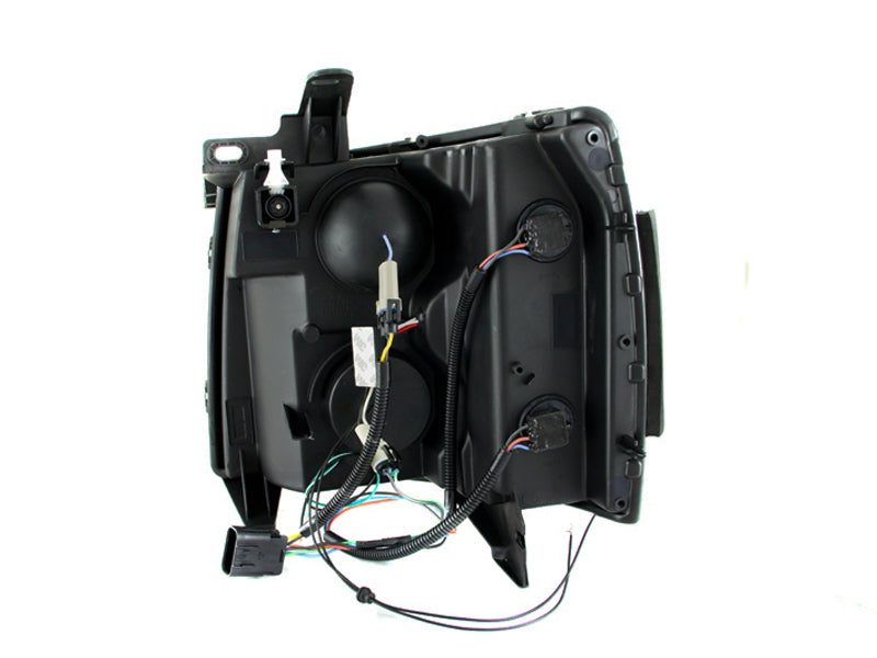 ANZO 2007-2013 Chevrolet Silverado 1500 Projector Headlights w/ Halo Black ANZO 2007-2013 Chevrolet Silverado 1500 Projector Headlights w/ Halo Black