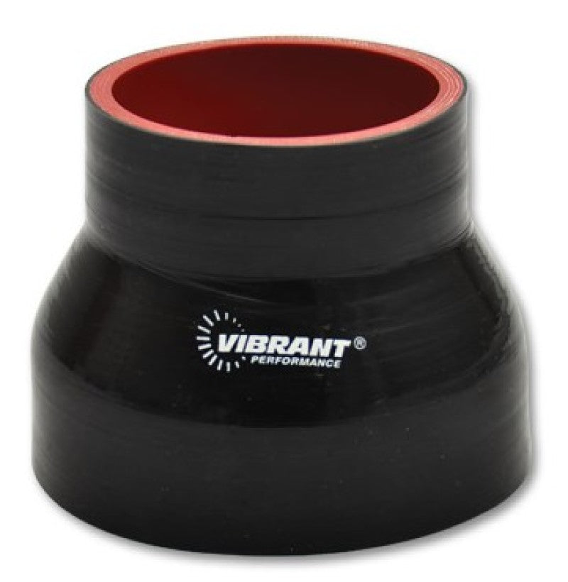 Vibrant 4 Ply Reducer Coupling .75in x .50in x 4in Long - Black Vibrant 4 Ply Reducer Coupling .75in x .50in x 4in Long - Black