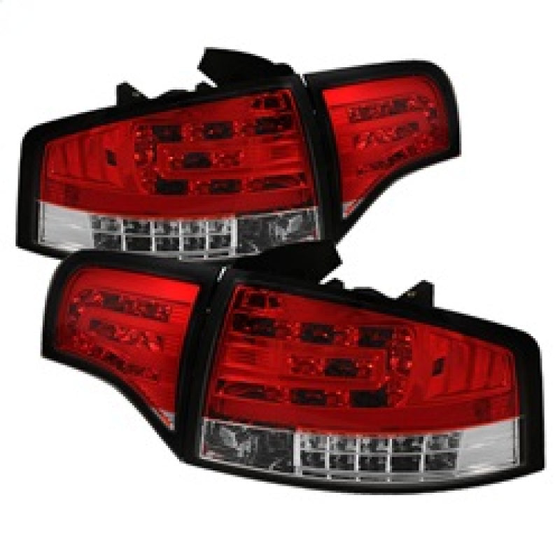 Spyder Audi A4 4Dr 06-08 LED Tail Lights Red Clear ALT-YD-AA406-G2-LED-RC Spyder Audi A4 4Dr 06-08 LED Tail Lights Red Clear ALT-YD-AA406-G2-LED-RC
